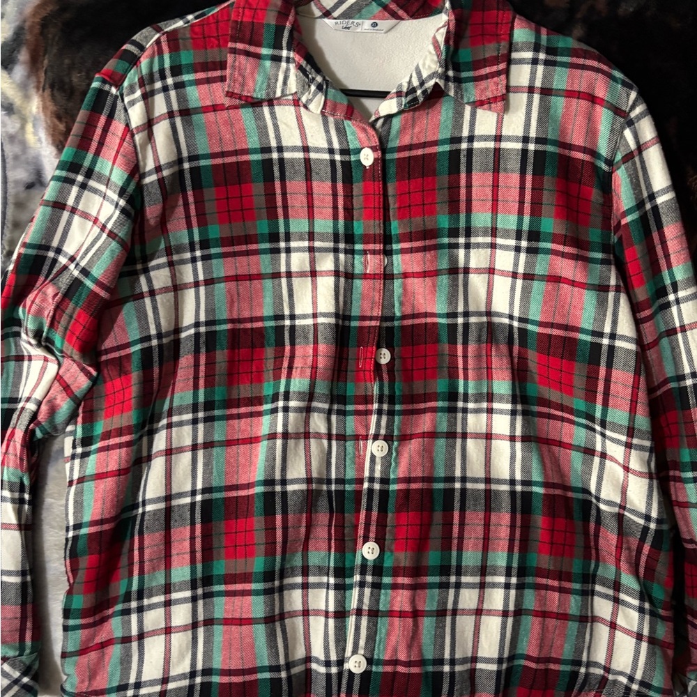 Lee Red and Green Plaid Jacket
